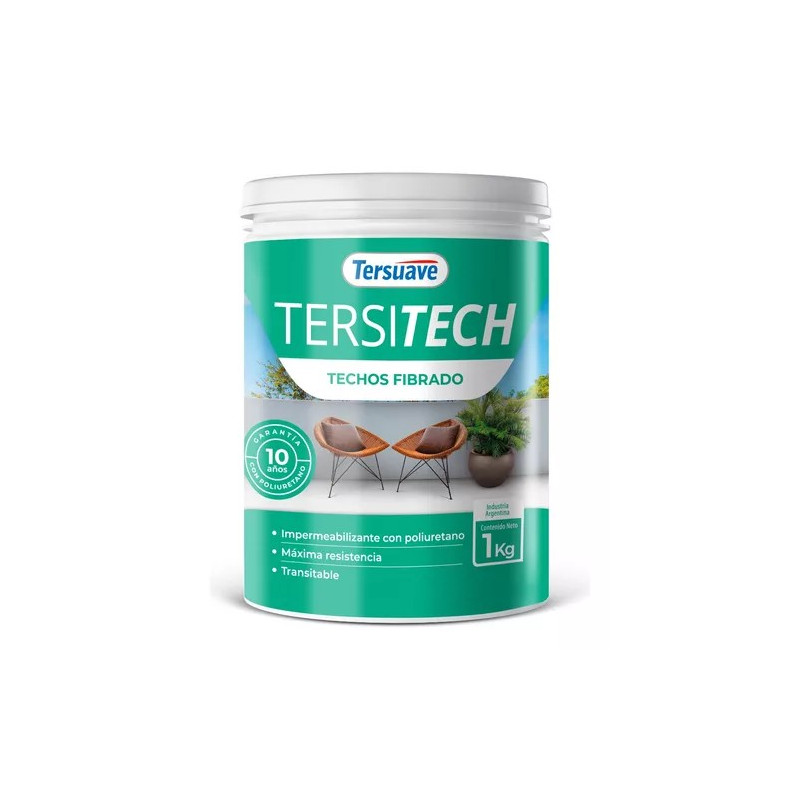 TERSITECH TECHOS FIBRADO TERSUAVE BLANCO- 1-KGS