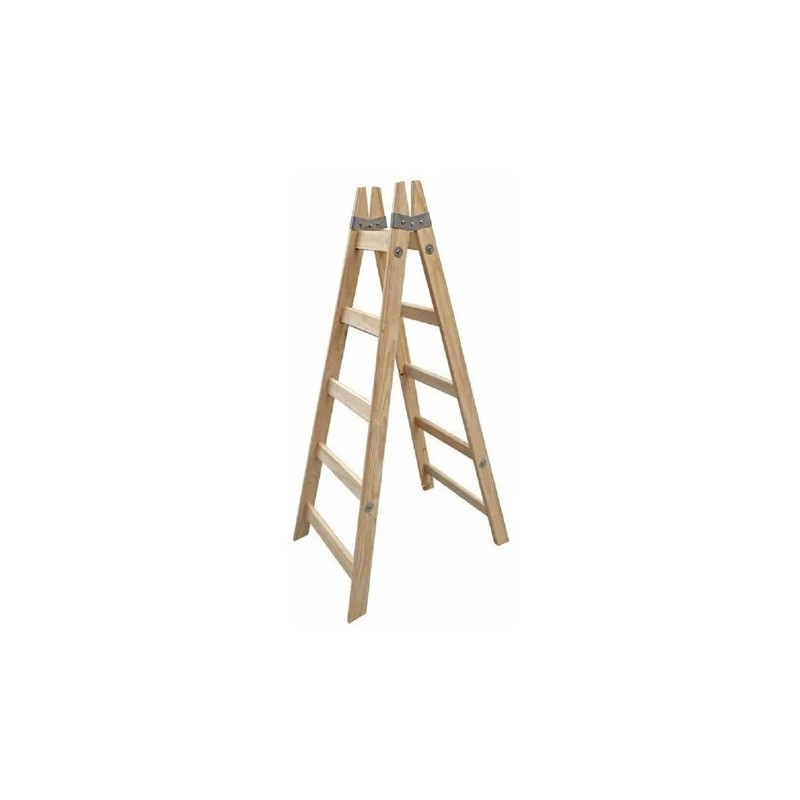 ESCALERA DE MADERA PINTOR PARANA  6 ESCALONES SANTA RITA