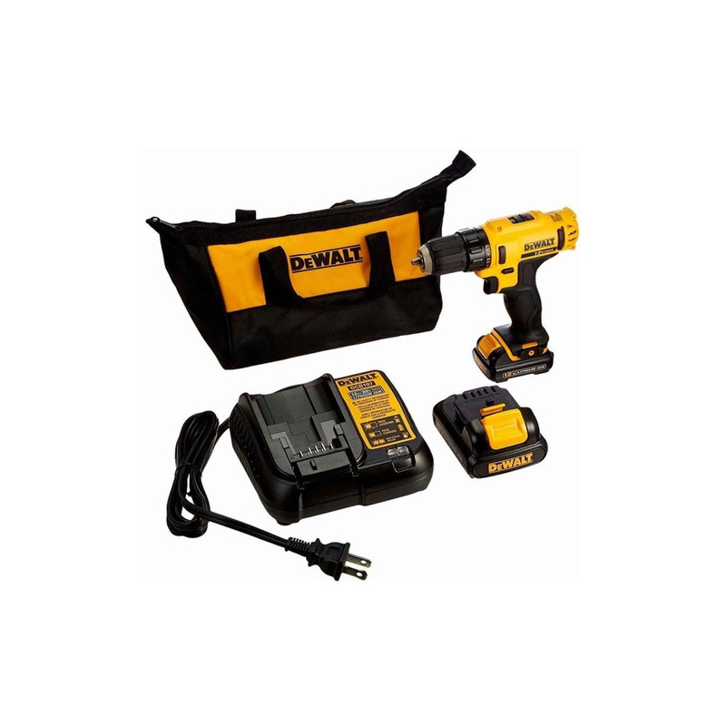 TALADRO INALAMBRICO DEWALT 12V DCD710S2 (1 BAT + CARG)