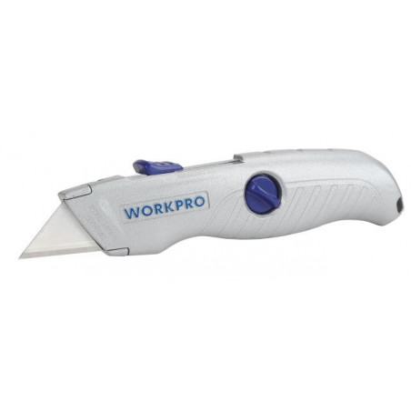 CUTTER RETRACTIL TRAPEZOIDAL WORKPRO AUTOMATICO W013022