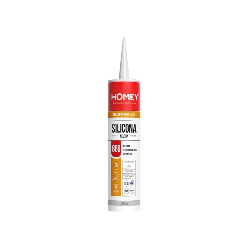 SELLADOR SILICONA HOMEY NEUTRA TRANSPARENTE -280-GR