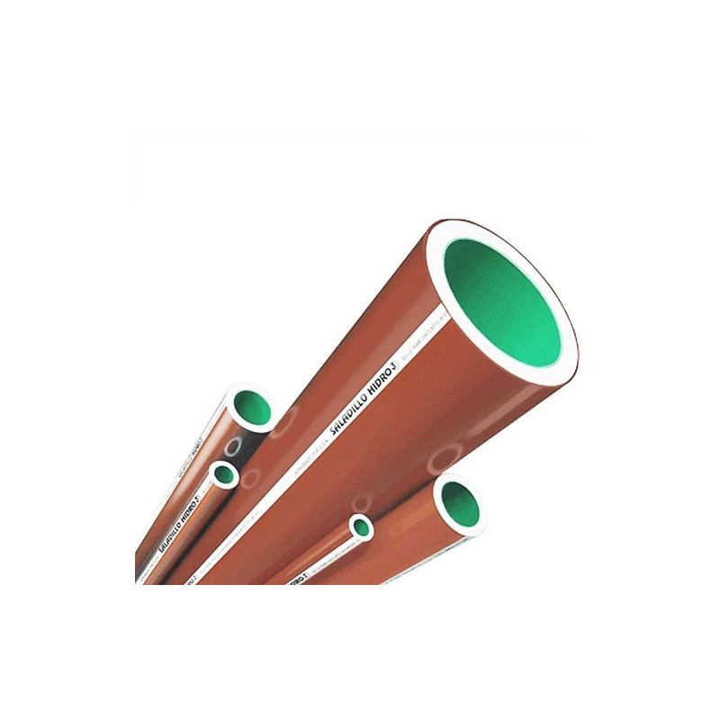 CAÑO FUSION H3 APTO AGUA CALIENTE (INTERIOR VERDE) 1.1/4" -6-MT