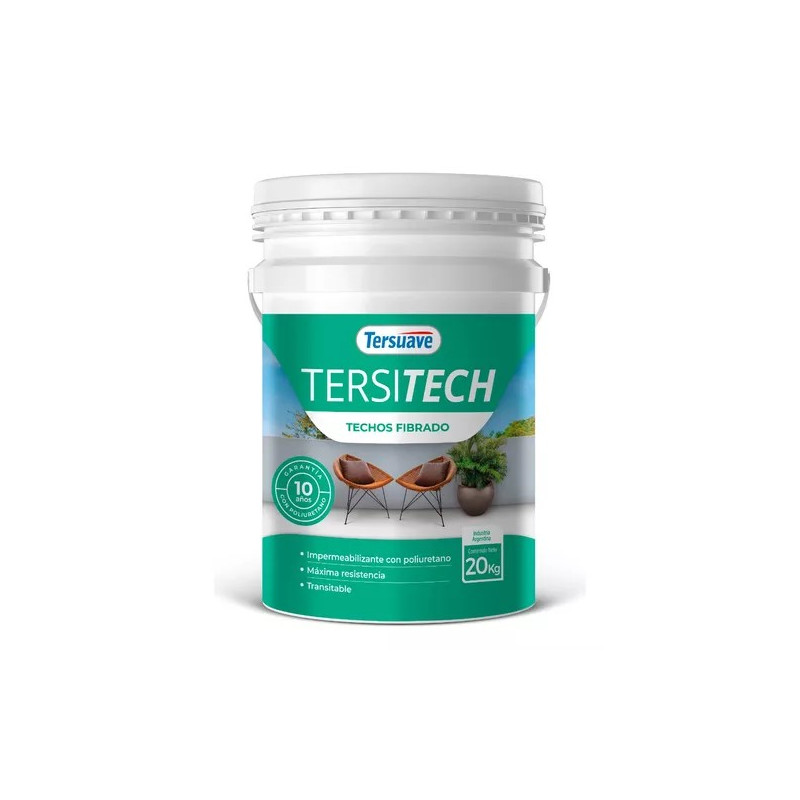 TERSITECH TECHOS FIBRADO TERSUAVE BLANCO-20-KGS
