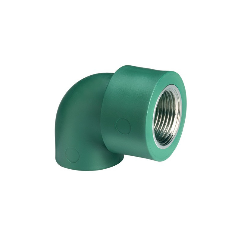 CODO 90 FUSION ROSCA METAL HEMBRA VERDE M 25 X 1/2"