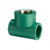 TEE REDUCCION CENTRAL FUSION ROSCA H VERDE M 25 X 1/2