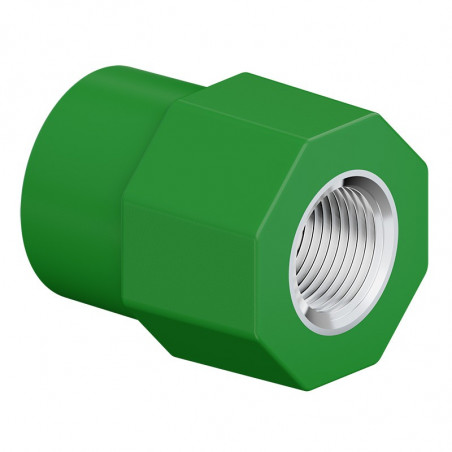 TUBO INSERTO HEMBRA VERDE M 25 X 3/4"