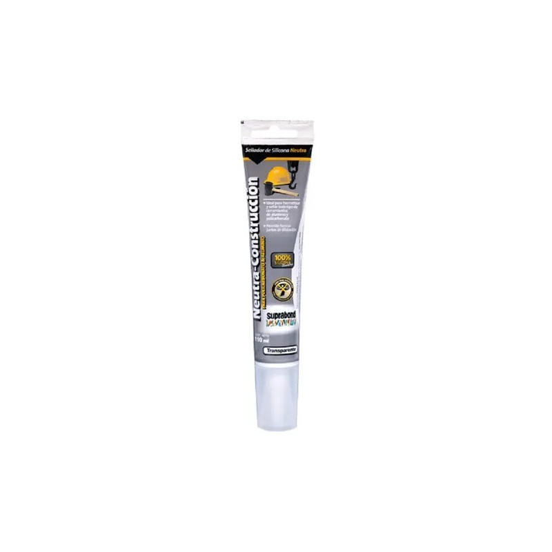 SELLADOR SUPRABOND SILICONA CONSTRUCCION NEUTRA TRANSPARANTE 110CC