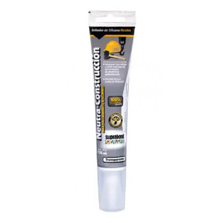 SELLADOR SUPRABOND SILICONA CONSTRUCCION NEUTRA TRANSPARANTE 110CC