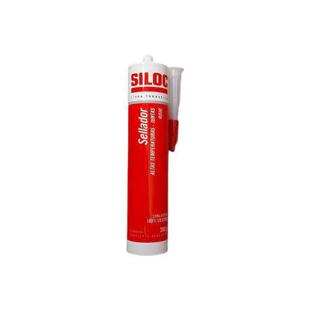 SELLADOR SILOC SILICONA ROJO ALTA TEMP.-280-GRS