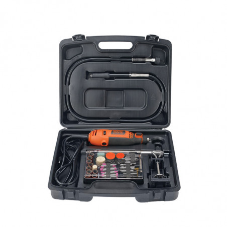 TORNO MANUAL BLACK & DECKER + KIT ACCESORIO RT18KA