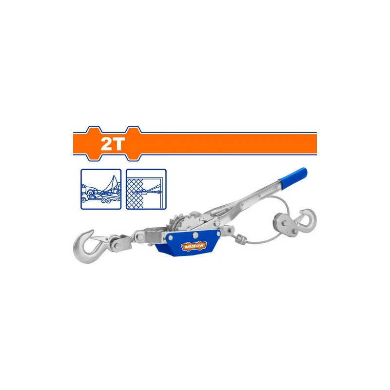 APAREJO A PALANCA WADFOW A CABLE 2TN WDFWJU1020
