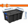 BAUL PLASTICO WADFOW CON TAPA  40 LT WTB3340