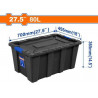 BAUL PLASTICO WADFOW CON TAPA  80 LT WTB3380