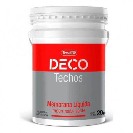 DECO TECHOS TERSUAVE MEMBRANA LIQUIDA BLANCO 20 KG