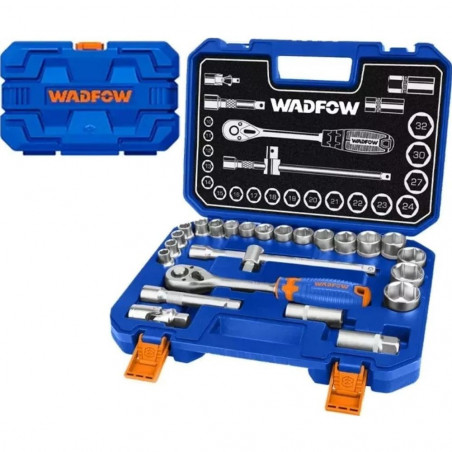 JUEGO BOCALLAVES WADFOW E.1/2" 25PZS MM WDFWST2D25