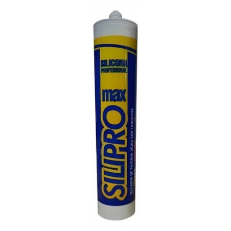 SELLADOR SILICONA SILIPRO MAX TRANSPARENTE 280 ML -PACK X 6 UNIDADES-