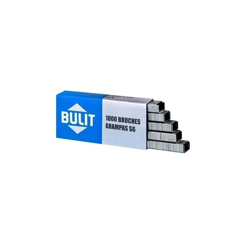 GRAMPA P/ENGRAMPADORA BULIT S 6 CAJA X 1000 UN