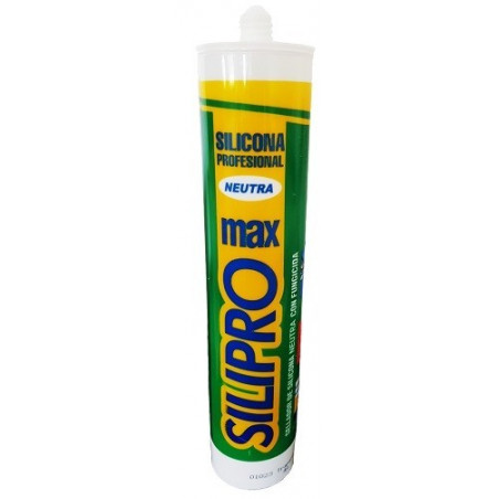 SELLADOR SILICONA SILIPRO MAX NEUTRA TRANSP 280 ML -PACK X 6 UNIDADES-