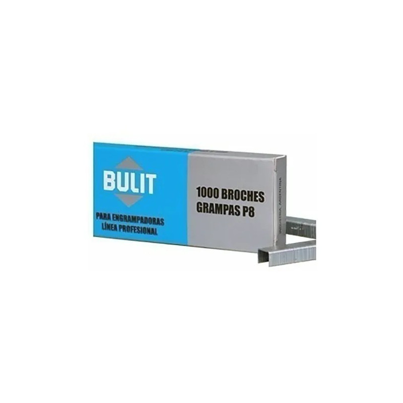 GRAMPA P/ENGRAMPADORA BULIT P 8 CAJA X 1000 UN