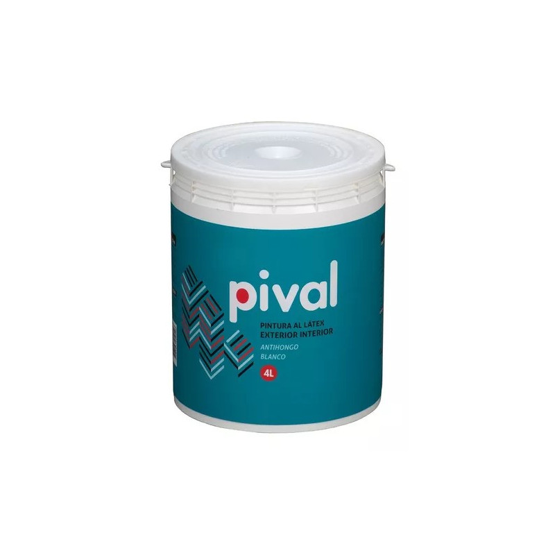 LATEX PIVAL EXTERIOR-INTERIOR BLANCO - 4-LT