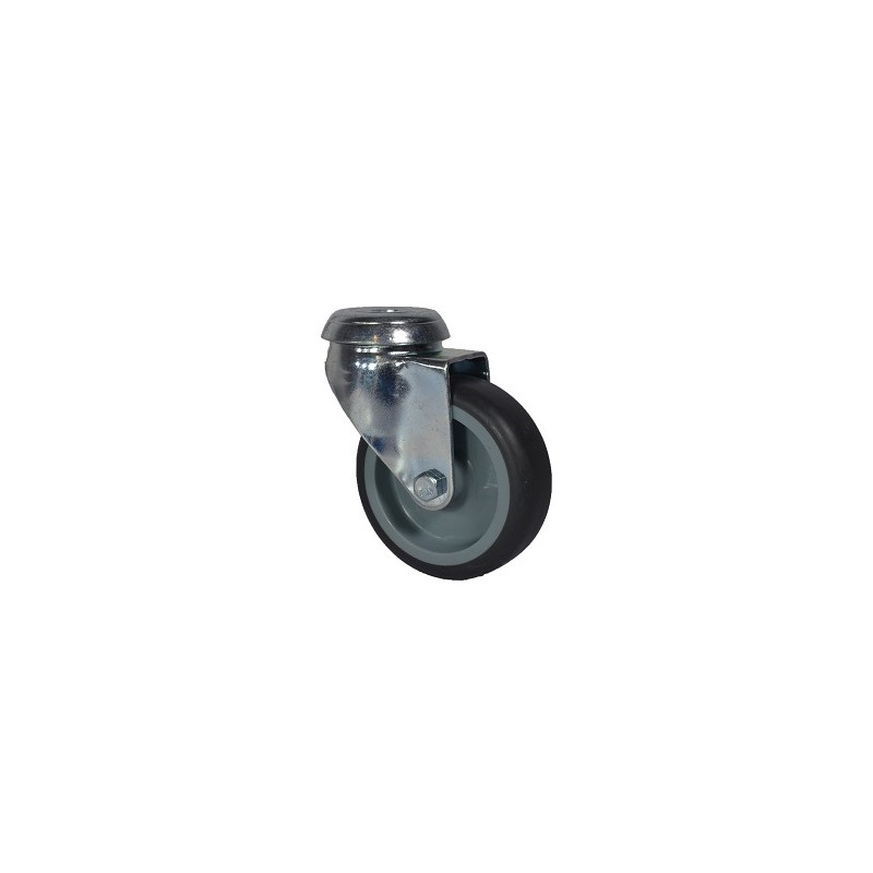 RUEDA PPL Y GOMA GRIS  50X20 GIR C/AGU   HCA210BPG