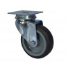 RUEDA PPL Y GOMA GRIS  75X25 GIR C/BASE  HC210BPG