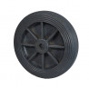 RUEDA GOMA COMPACTA BUJE NYLON 175X50X19      9175