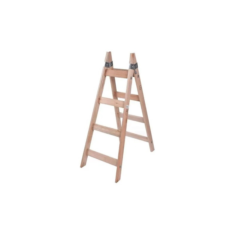 ESCALERA DE MADERA PINTOR PARANA  4 ESCALONES SANTA RITA