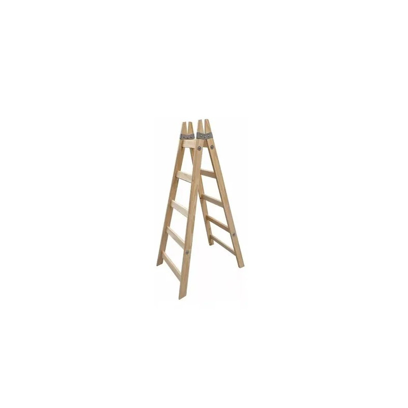 ESCALERA DE MADERA PINTOR PARANA  5 ESCALONES SANTA RITA