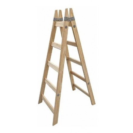 ESCALERA DE MADERA PINTOR PARANA  6 ESCALONES SANTA RITA
