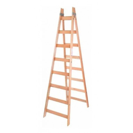 ESCALERA DE MADERA PINTOR PARANA  8 ESCALONES SANTA RITA