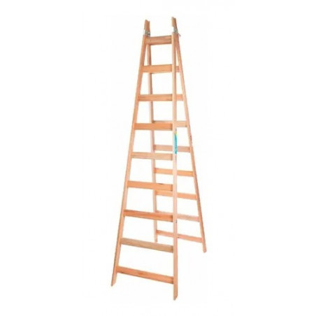 ESCALERA DE MADERA PINTOR PARANA  9 ESCALONES SANTA RITA