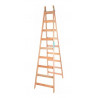 ESCALERA DE MADERA PINTOR PARANA  9 ESCALONES SANTA RITA