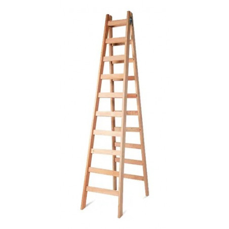 ESCALERA DE MADERA PINTOR PARANA 10 ESCALONES SANTA RITA
