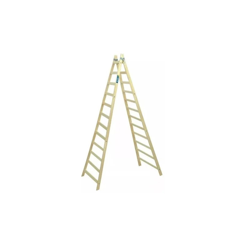 ESCALERA DE MADERA PINTOR PARANA 12 ESCALONES SANTA RITA