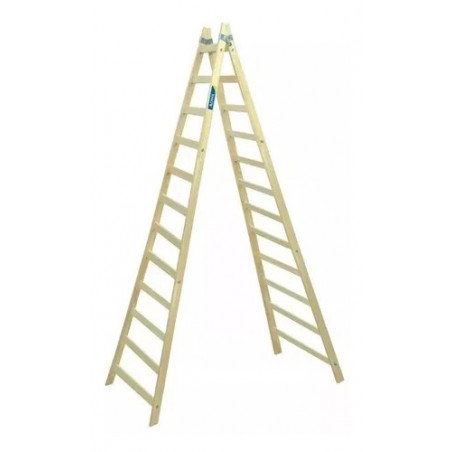 ESCALERA DE MADERA PINTOR PARANA 12 ESCALONES SANTA RITA