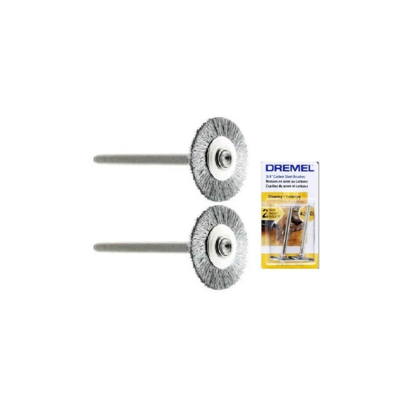 ACCESORIO MINI TORNO DREMEL DR428 CEPILLO ACERO