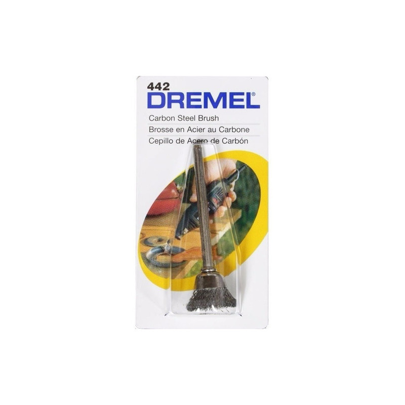 ACCESORIO MINI TORNO DREMEL DR442 CEPILLO ACERO