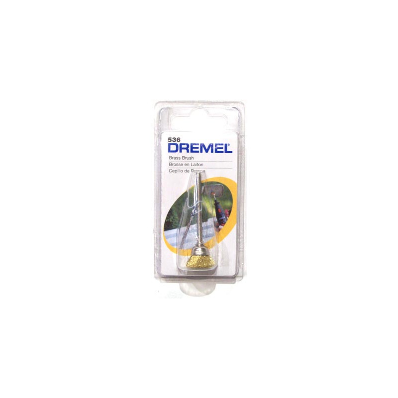 ACCESORIO MINI TORNO DREMEL DR536 CEPILLO BRONCE