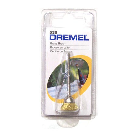 ACCESORIO MINI TORNO DREMEL DR536 CEPILLO BRONCE