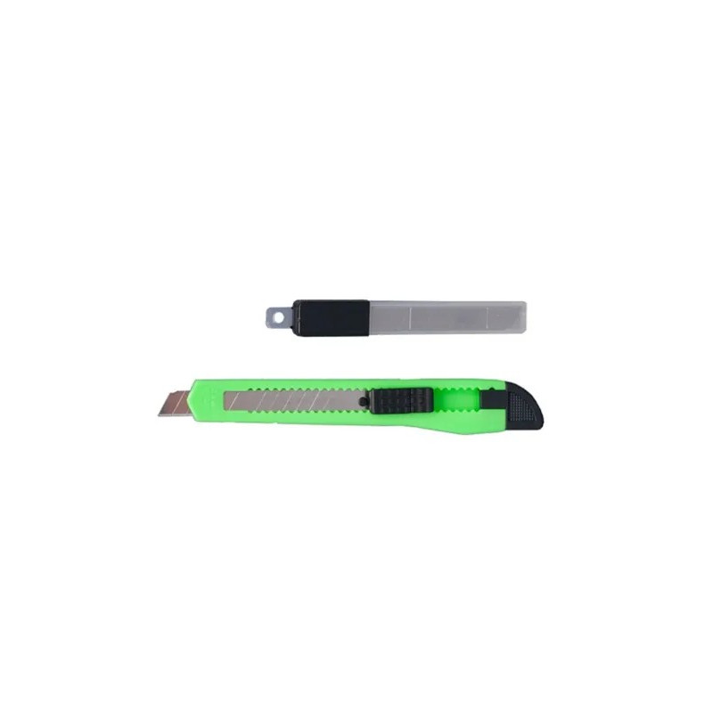 CUTTER RETRACTIL  9 MM BULIT CHICO CON REPUESTO