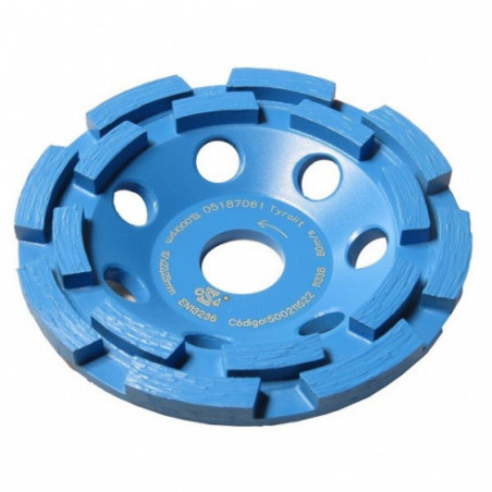 COPA DIAMANTADA TYROLIT STANDAR DOBLE 4.5"