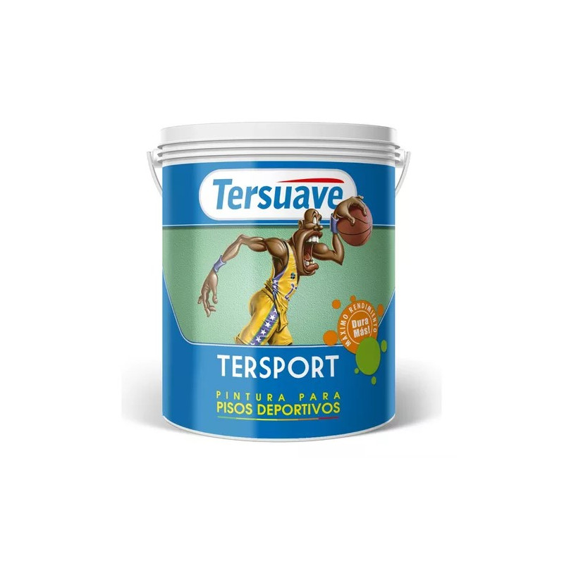 PINTURA PISOS DEPORTIVOS TERSPORT TERSUAVE AZUL- 4-LT