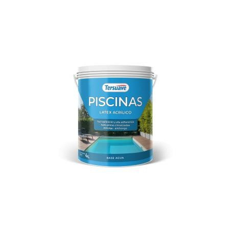 PINTURA PISCINAS LATEX ACRILICO ACUOSO TERSUAVE AZUL - 4-LT