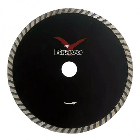 DISCO DIAMANTADO PATROLL BLACK TURBO 7" (BRAVO)