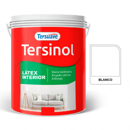LATEX TERSINOL USO INTERIOR TERSUAVE BLANCO- 4-LT