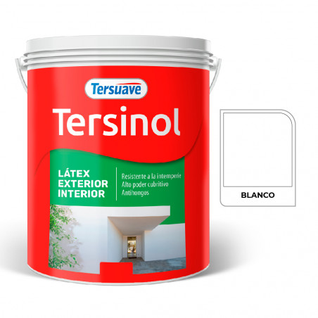 LATEX TERSINOL INTERIOR - EXTERIOR TERSUAVE BLANCO - 4-LT