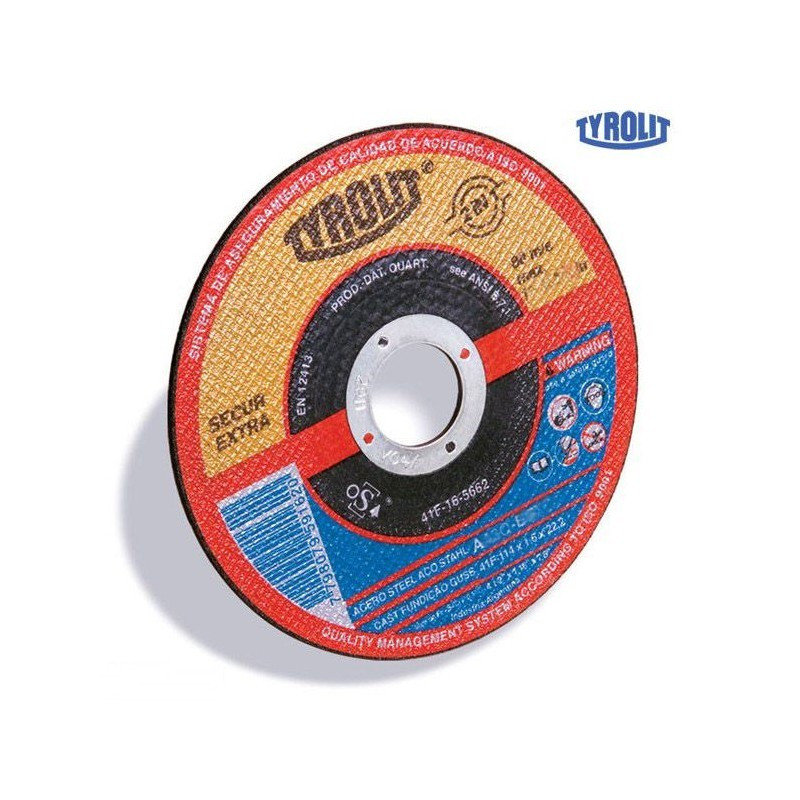 DISCO TYROLIT SECUR CORTE O/A 4.5" X 3.20