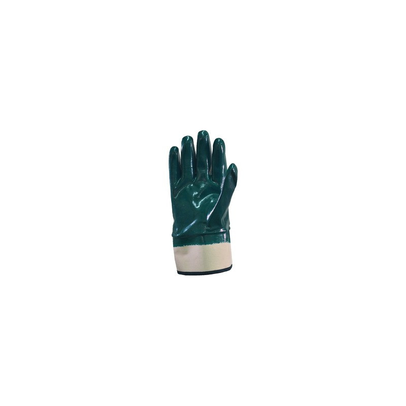 GUANTES TEJIDO DPS NITRILO AZUL BAÑO COMPLETO PUÑO TEJIDO 11155