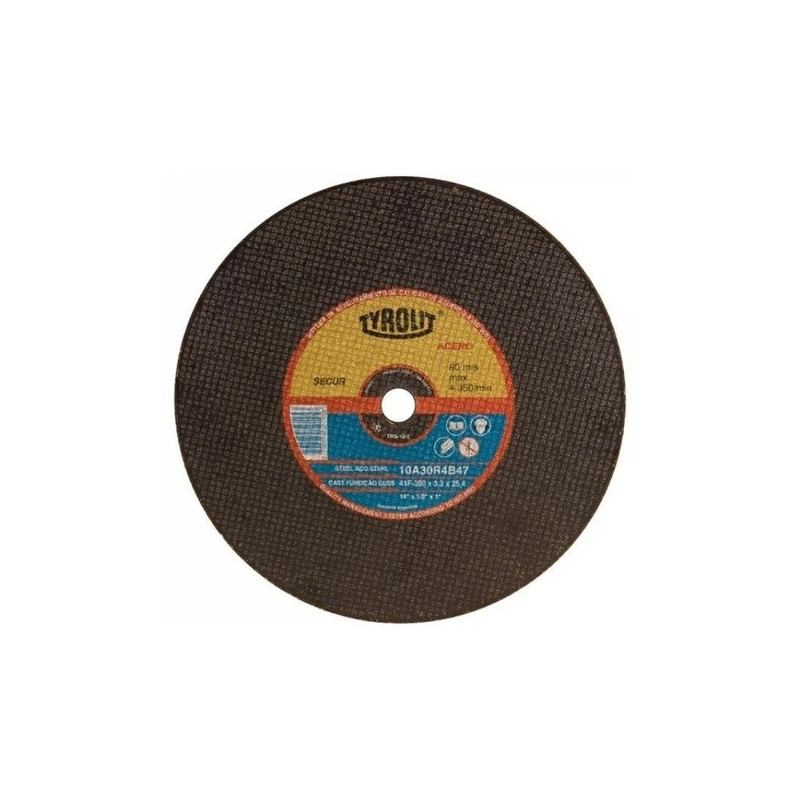 DISCO TYROLIT SECUR P/SENSITIVA O/A 350 X 3.2 X 25